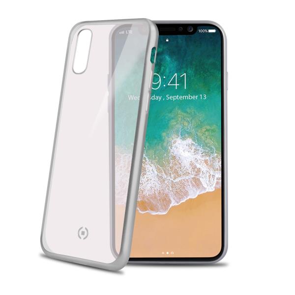 Celly LASER MATT IPHONE XS/X SILVER